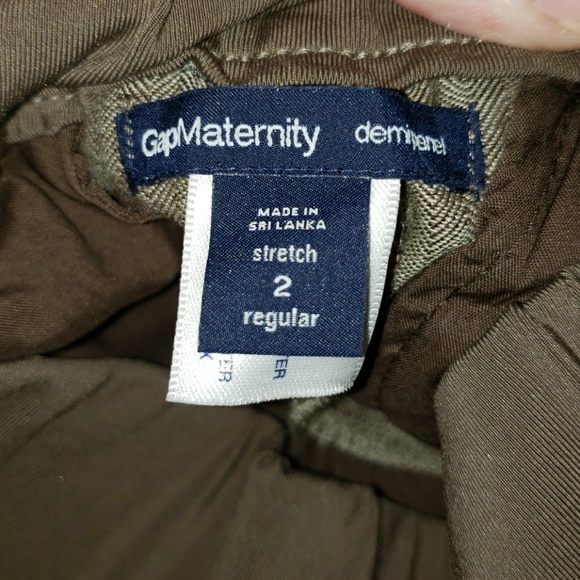 New Gap Maternity Demi Panel Wool Trouser - Picture 6 of 8